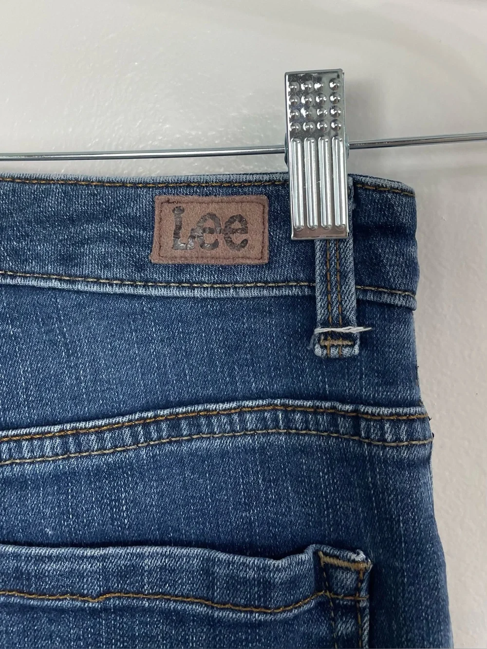 Lee Relaxed Fit Straight Leg High Rise Jeans